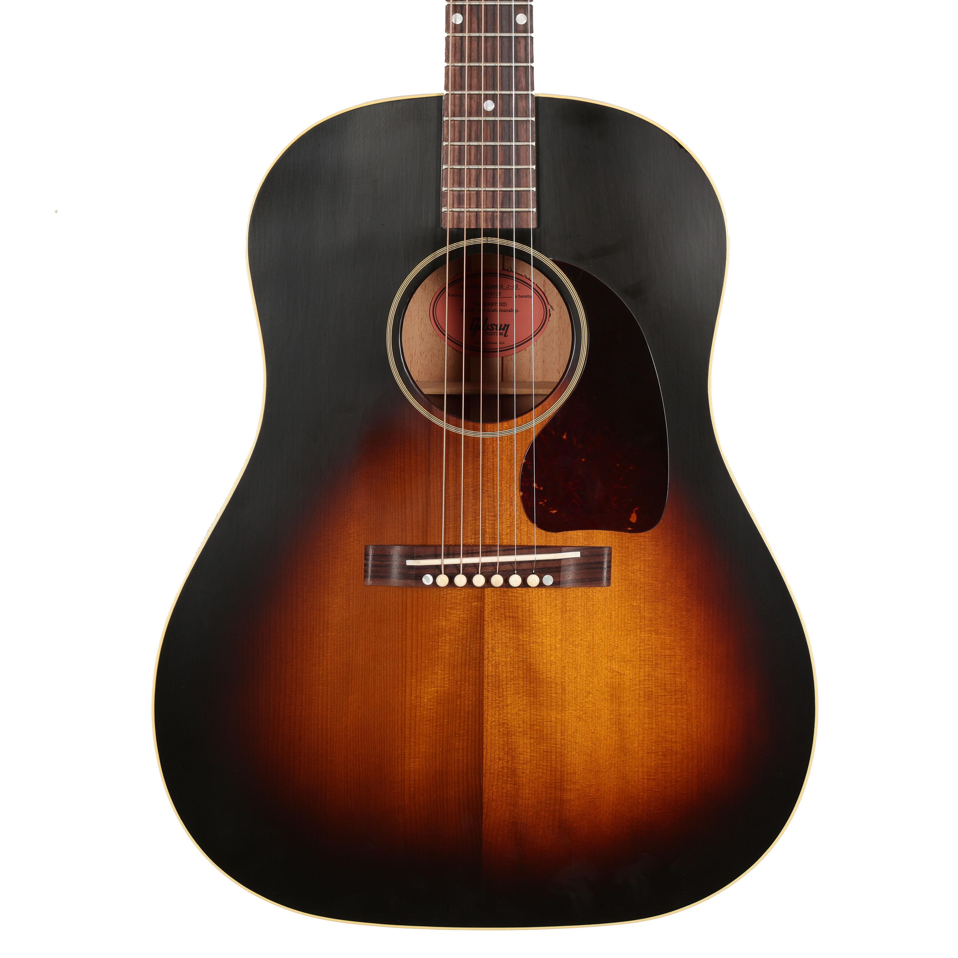Gibson 1942 Banner J-45 in Vintage Sunburst - Andertons Music Co.